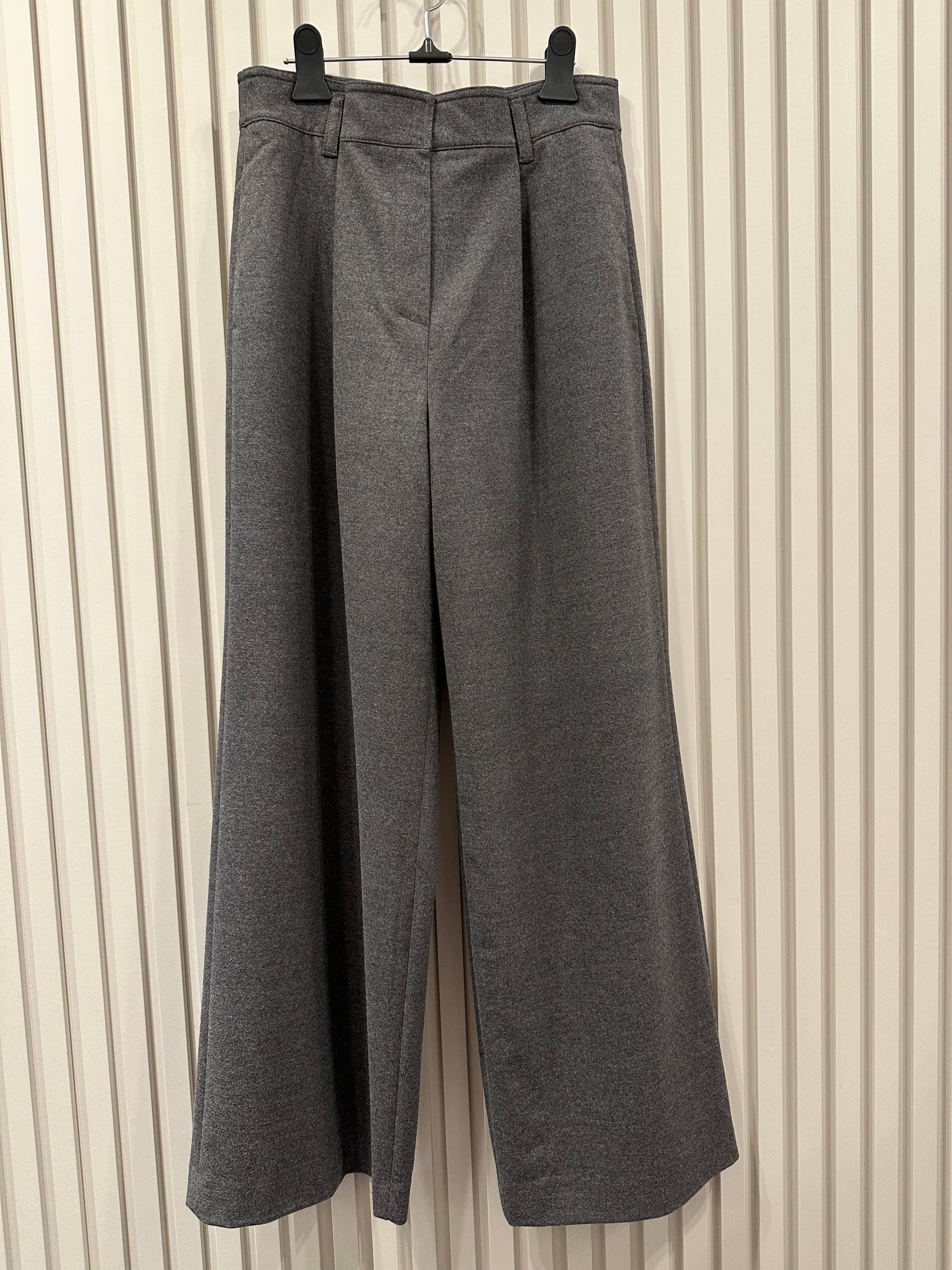 핀턱와이드울바지