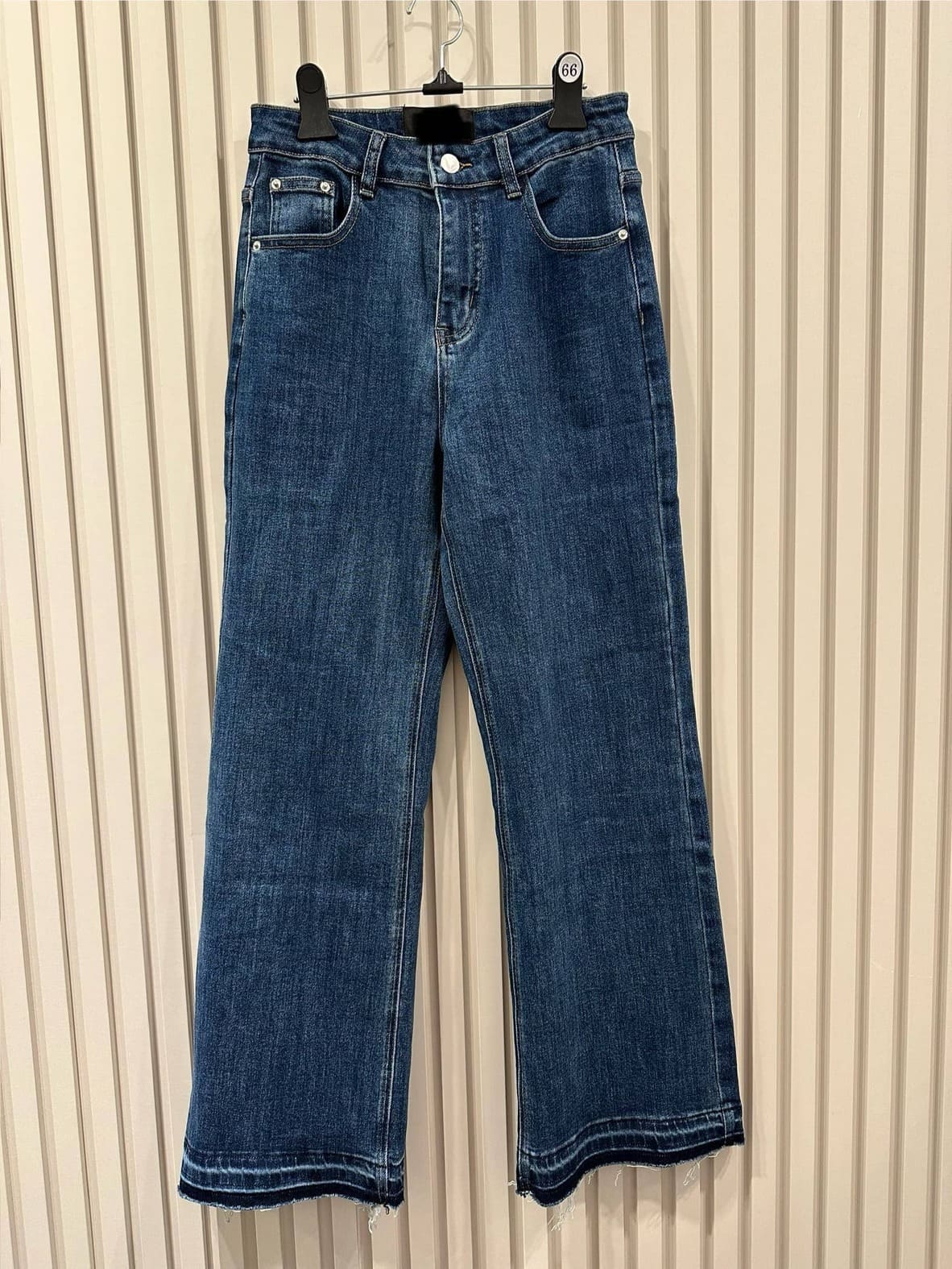 우주선세미와이드청바지