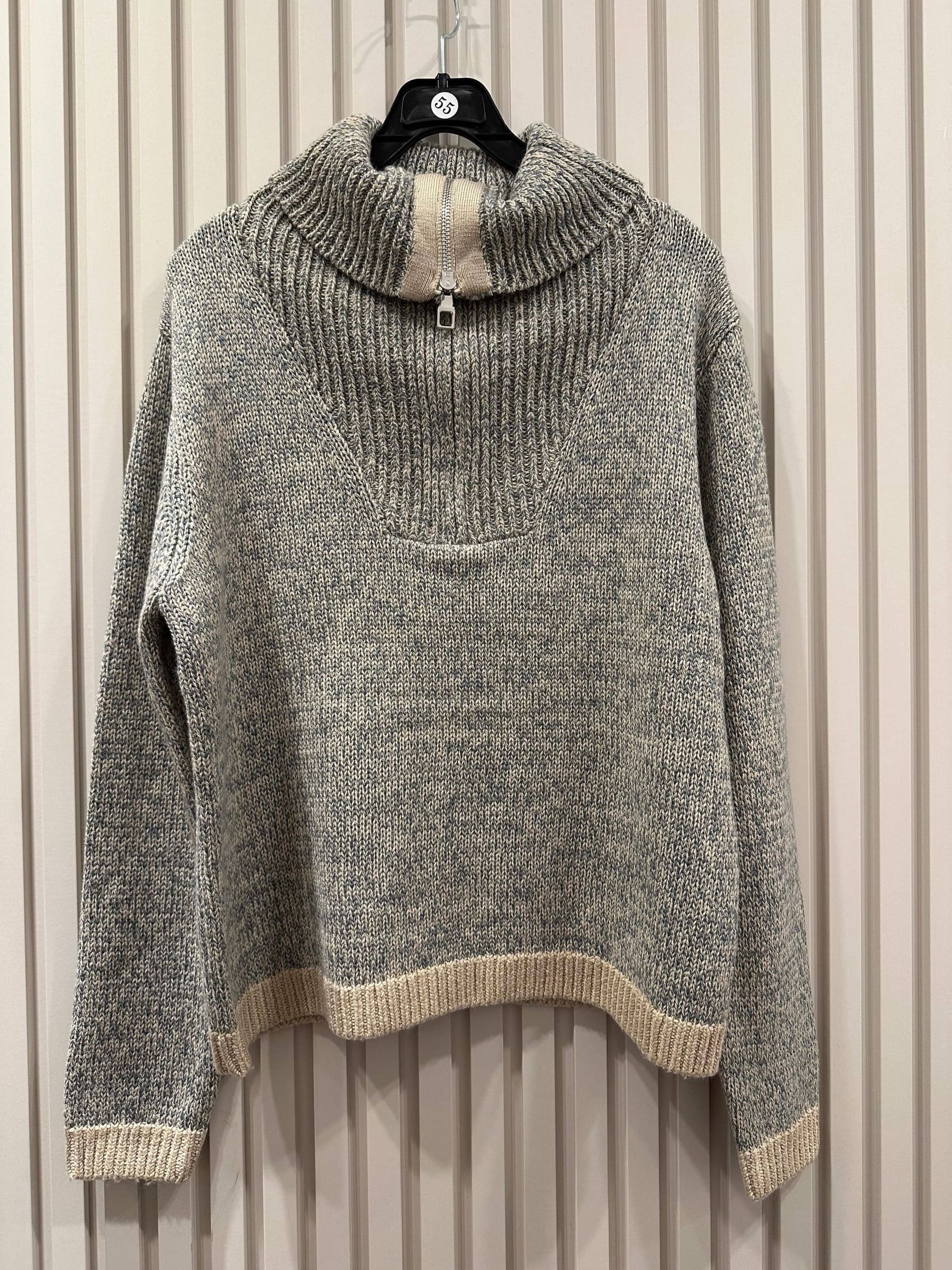 혼합사목폴라니트집업