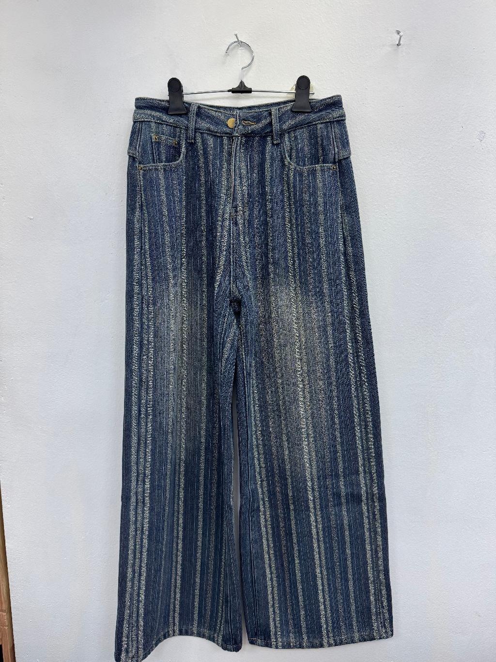 겐땡세로줄청바지